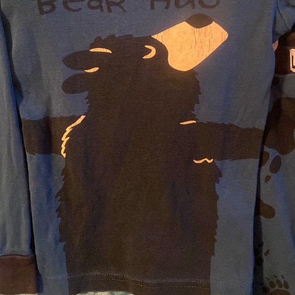 BUNDLE DISCOUNTS! 2T Lazy One PJ pals pajamas two piece bear hugs - Picture 2 of 11